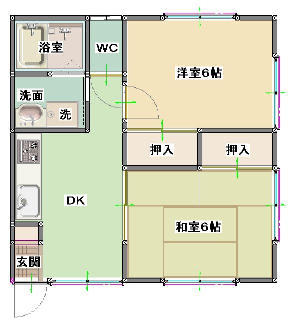 ハイフラッツ 間取り