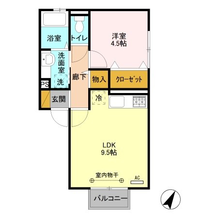 サンハイム三郷 間取り