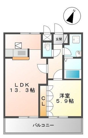 スタシィオン　弐番館 間取り