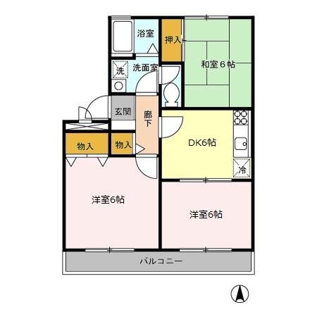 シンヤハンズ　Ⅰ 間取り