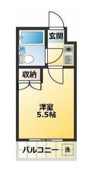 ジュネパレス蒲生第一 間取り