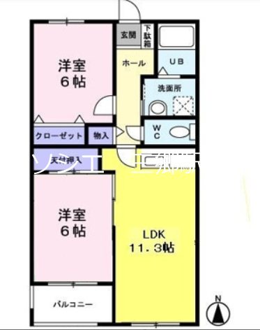 サンモールフジ 間取り