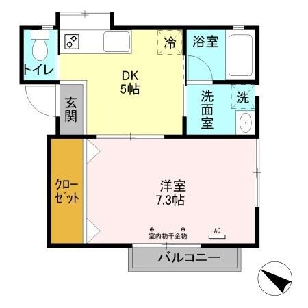 マイルーム藤　Ⅳ 間取り
