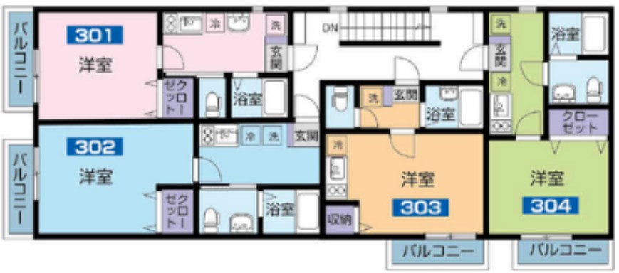 WED　COURT　Y 間取り