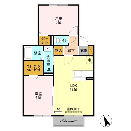 グランドール戸ヶ崎 間取り