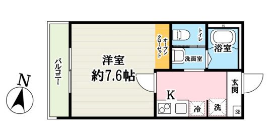 キャメル吉川スリジエ 間取り