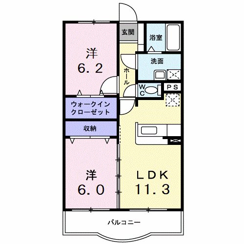 ヒル　フィールド　ブリーズ館 間取り