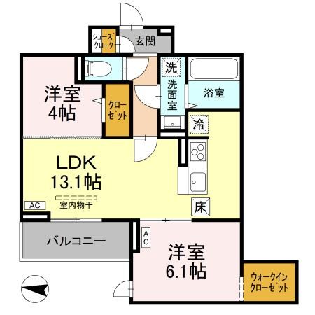 ソレイユ・イースト 間取り