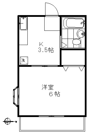 ｆ3 203号室 間取り