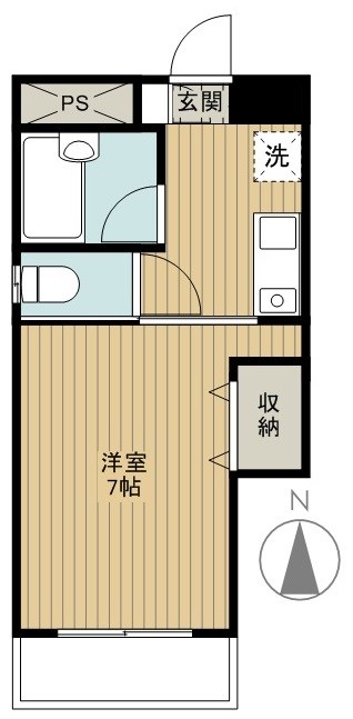 La Mer 203号室 間取り