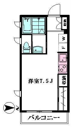 プレジール桜丘Ⅱ 101号室 間取り