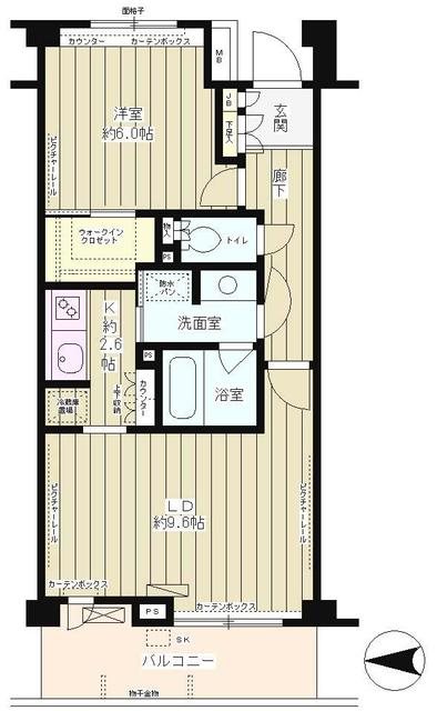 クラッサ成城 間取り図