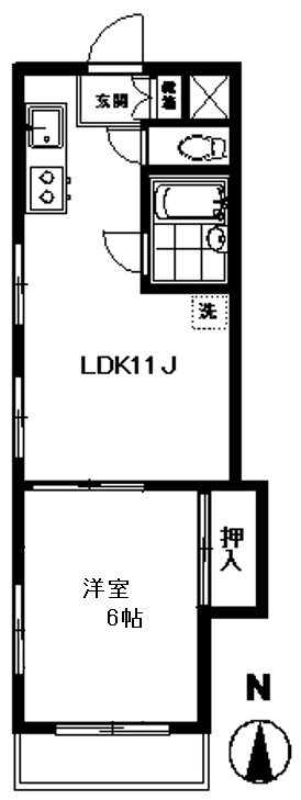 親交ハイツ 間取り図