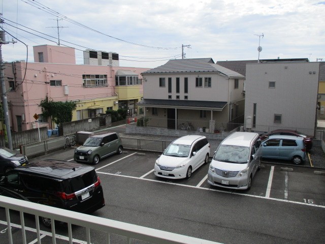親交ハイツ ベランダ