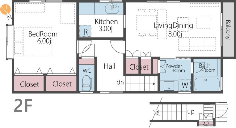 アビシニア経堂 間取り図