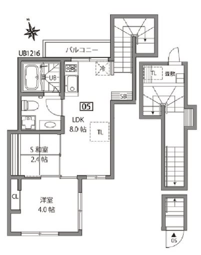グランエッグス経堂 間取り図