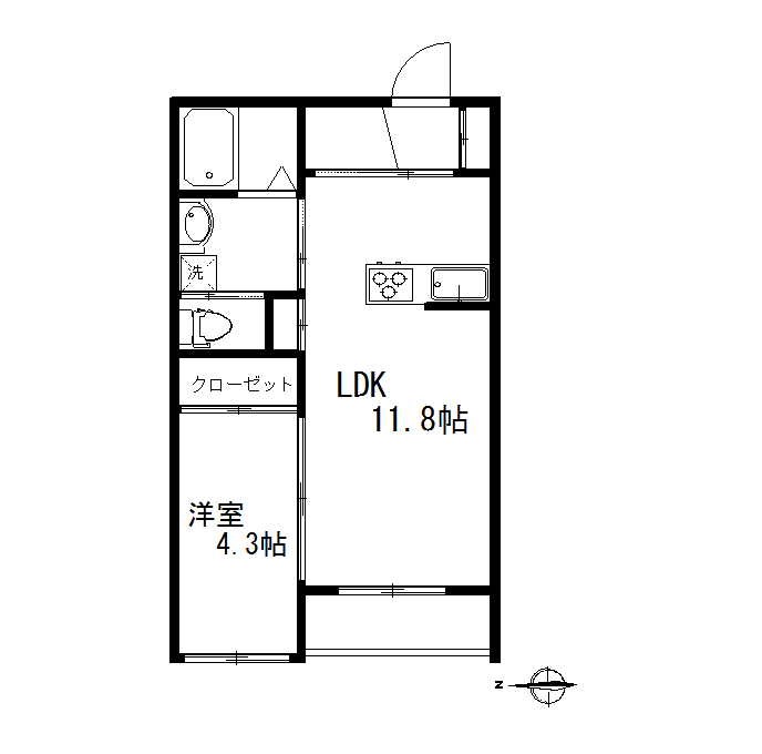 ブランセリージェⅠ 間取り図