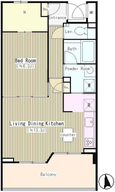 プロスペリテ 間取り図
