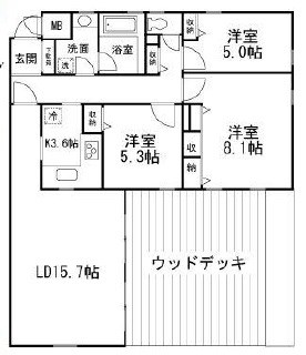サリーレ成城 101号室 間取り