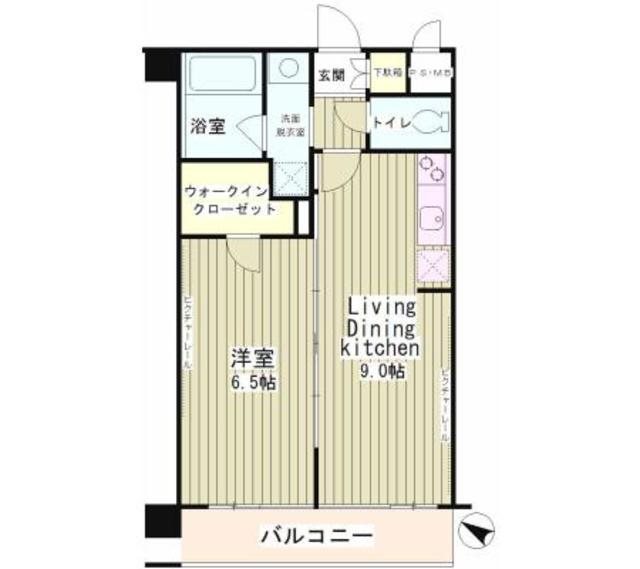 クロスフォート砧 間取り図