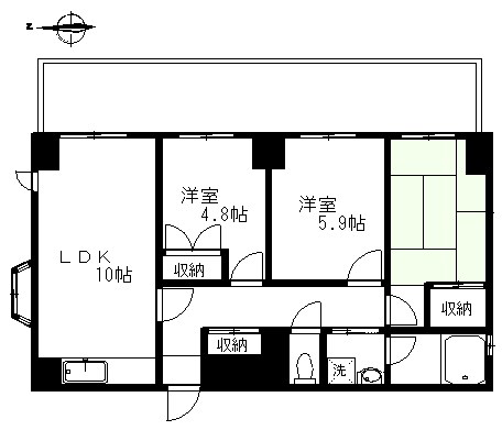 パティオ砧 間取り