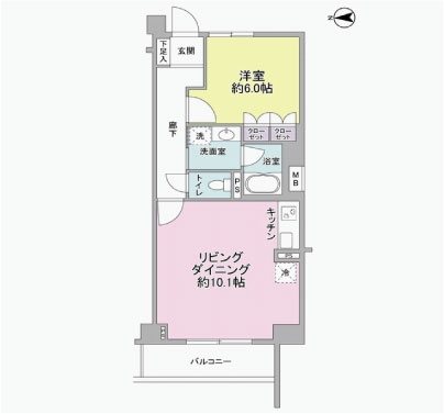 ベル・ソレイユ 間取り図