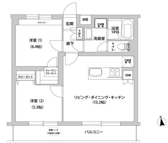 エクセル成城 間取り図