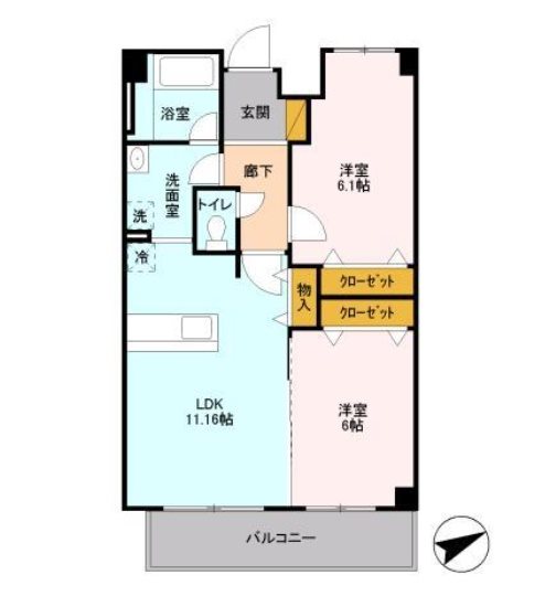 アビティ砧 間取り図