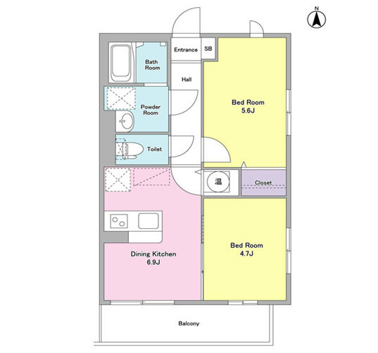 ベルク経堂壱番館 301号室 間取り