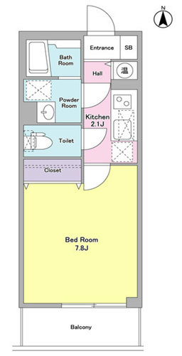 ベルク経堂壱番館 間取り図
