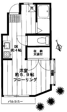 チェリーハイツ  間取り図