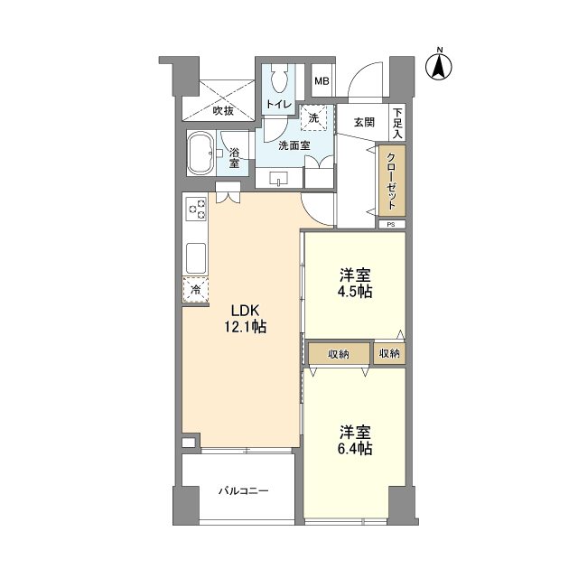 ポローニアハウス赤堤 間取り図