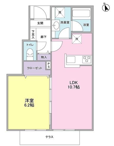 コルティーレ経堂 間取り図