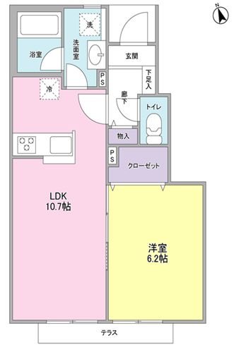 コルティーレ経堂 102号室 間取り