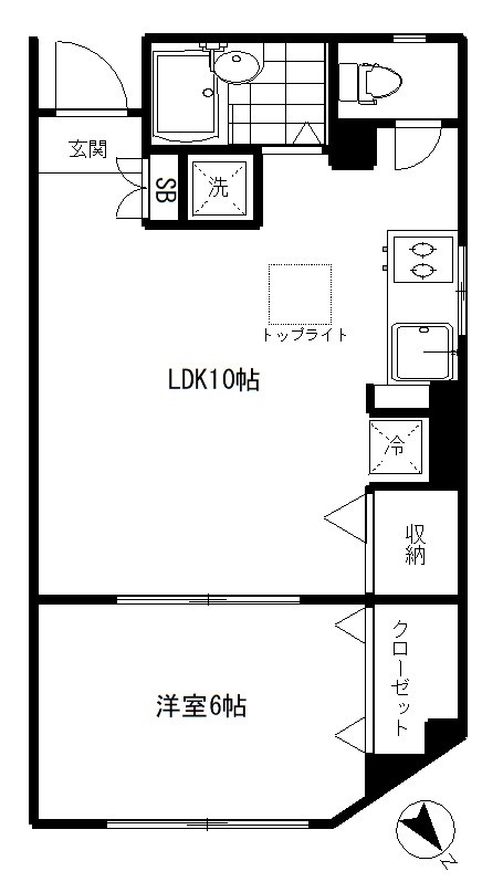 石山ビル 302号室 間取り
