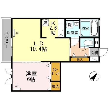 Beaverdam赤堤 間取り図