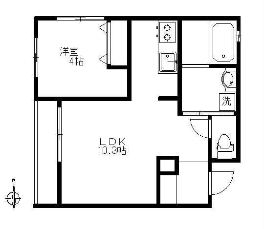 ブランソレイユ 105号室 間取り