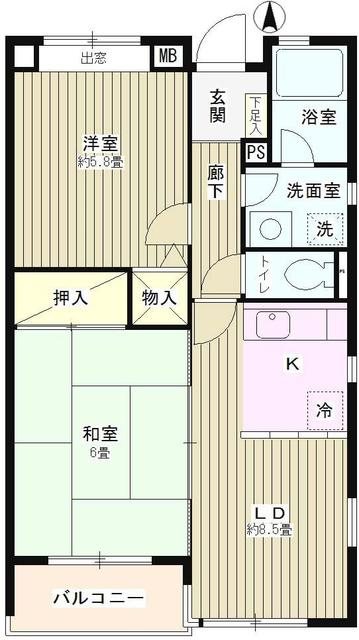 メゾンさくら 間取り図