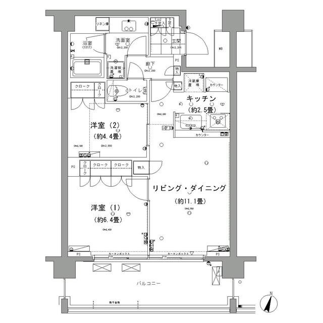 ガーデニエール砧レジデンス 531号室 間取り