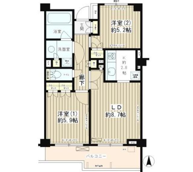 クラッサ成城 316号室 間取り