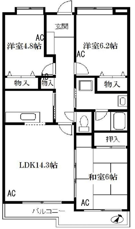 プレイス・アイズ 間取り図