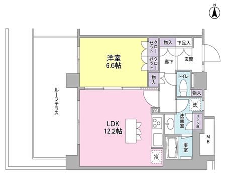アンビエンテ経堂 間取り図