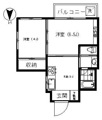 メゾンりえいる 301号室 間取り