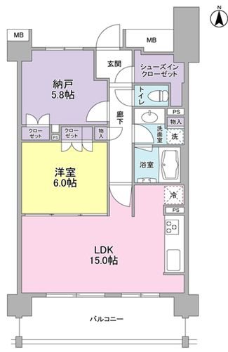 アンビエンテ経堂 間取り図