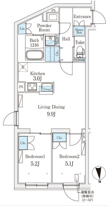 GRANPASEO成城学園前 501号室 間取り