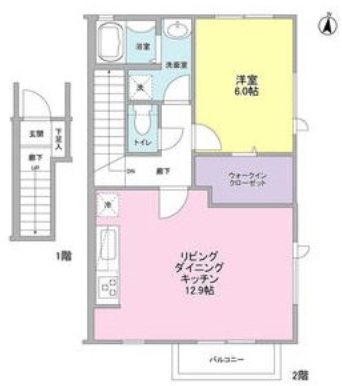 フラーゼ桜丘 間取り図
