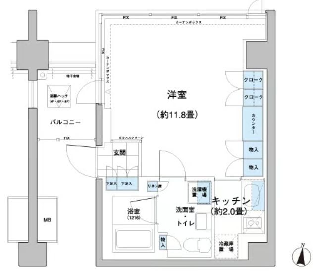 ガーデニエール砧レジデンス 間取り図