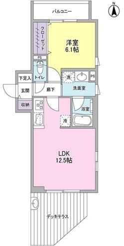 セレッソ　ガーデン 104号室 間取り