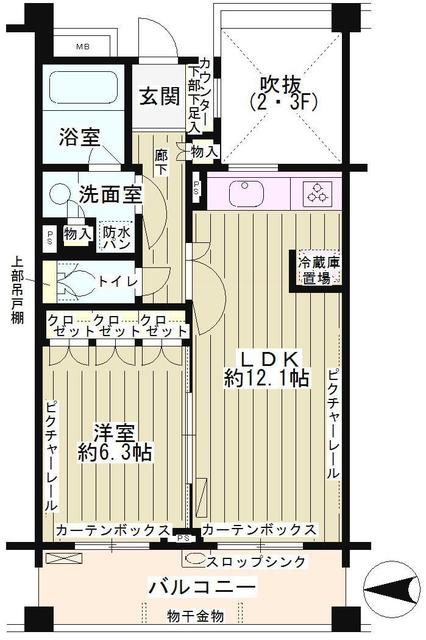 クラッサ成城 105号室 間取り