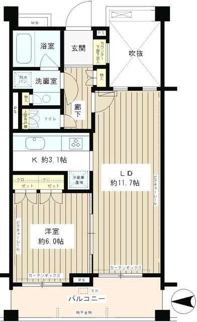 クラッサ成城 302号室 間取り